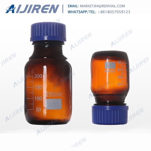 glass for laboratory 30ml amber reagent bottle